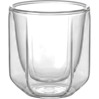 Fnvrp Double-Wall Borosilicate Hexagonal Espresso Cup 3 oz Clear - Product view